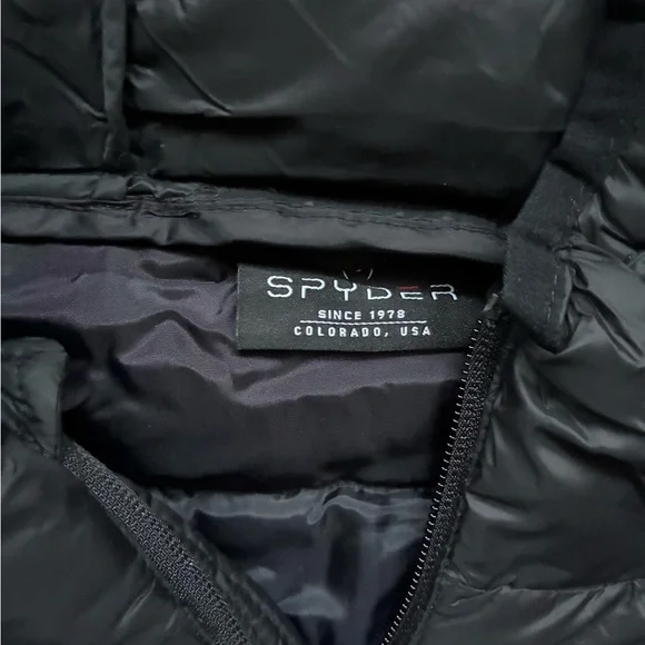 Spyder Quilted Black Jacket - Picture 2 of 2